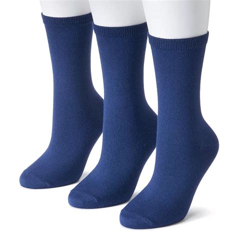 women's navy socks.